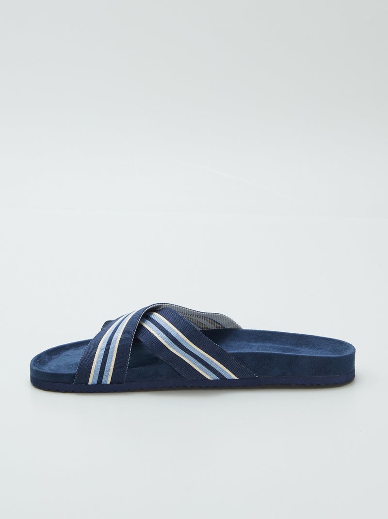 Mules con cinturini incrociati BLU - Kiabi
