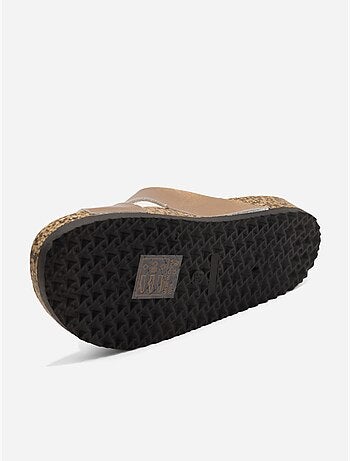 Mules con cinturini incrociati
