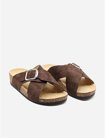 Mules con cinturini incrociati