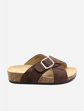 Mules con cinturini incrociati