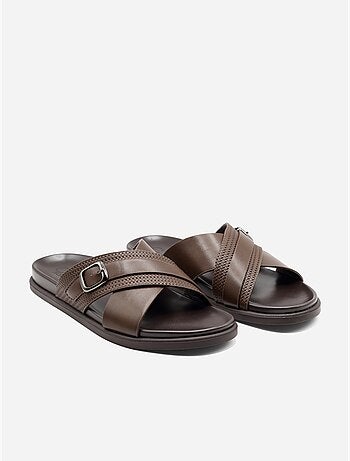 Mules con cinturini incrociati