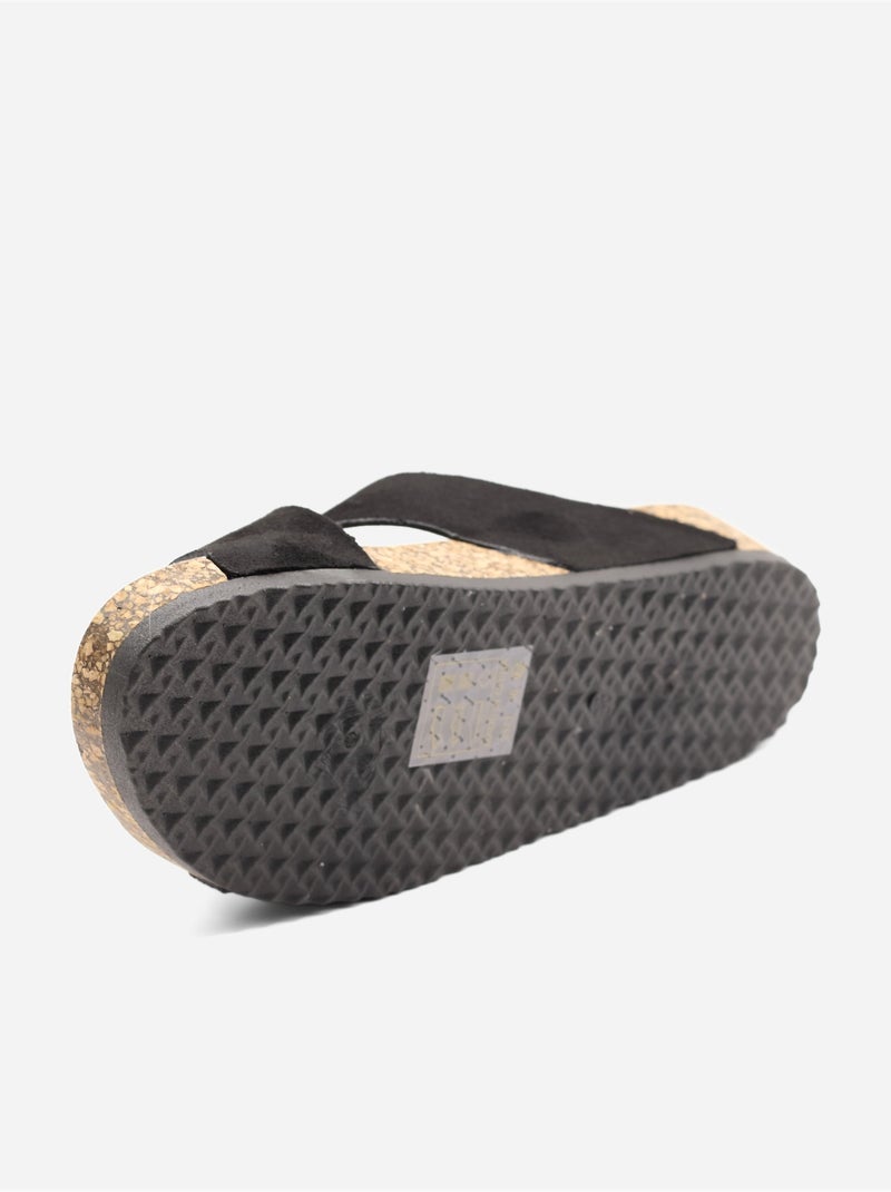 Mules con cinturini incrociati Nero - Kiabi