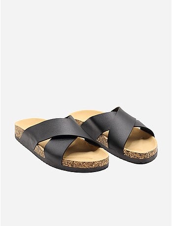 Mules con cinturini incrociati