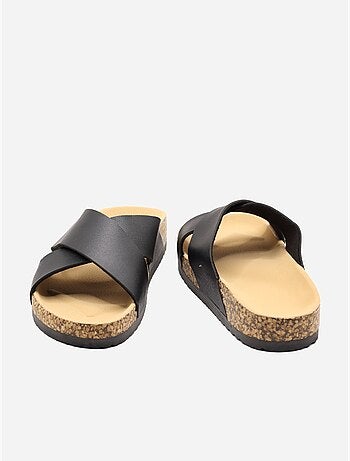 Mules con cinturini incrociati