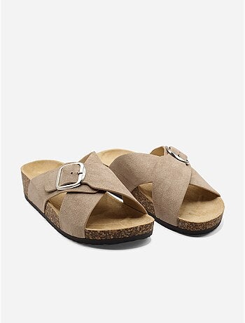 Mules con cinturini incrociati