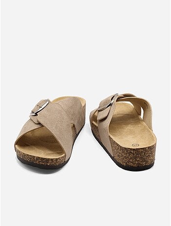 Mules con cinturini incrociati