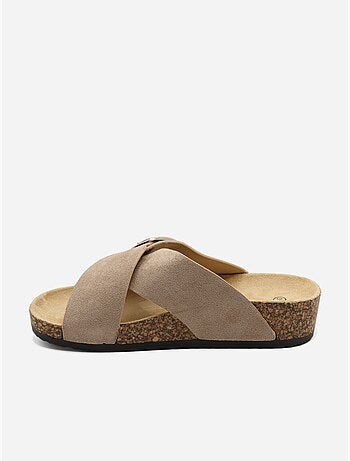 Mules con cinturini incrociati