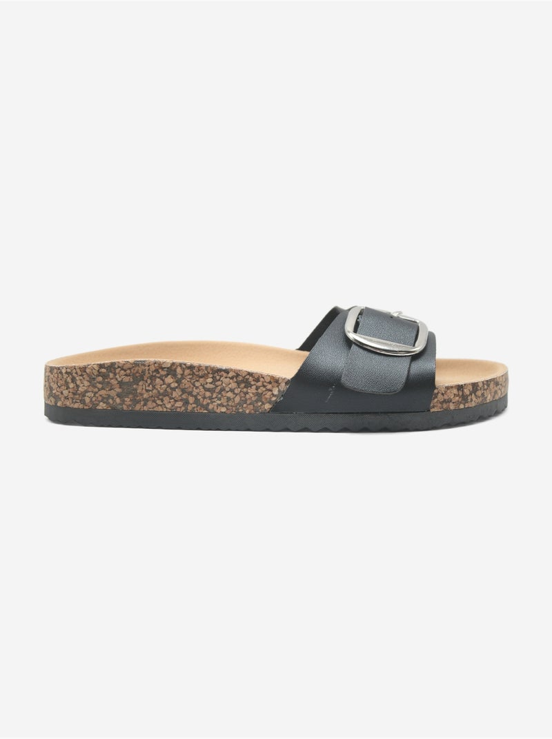 Mules con cinturino Nero - Kiabi