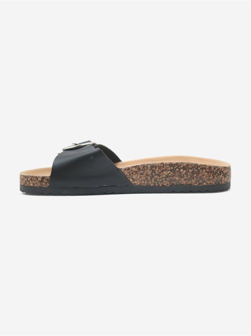 Mules con cinturino Nero - Kiabi