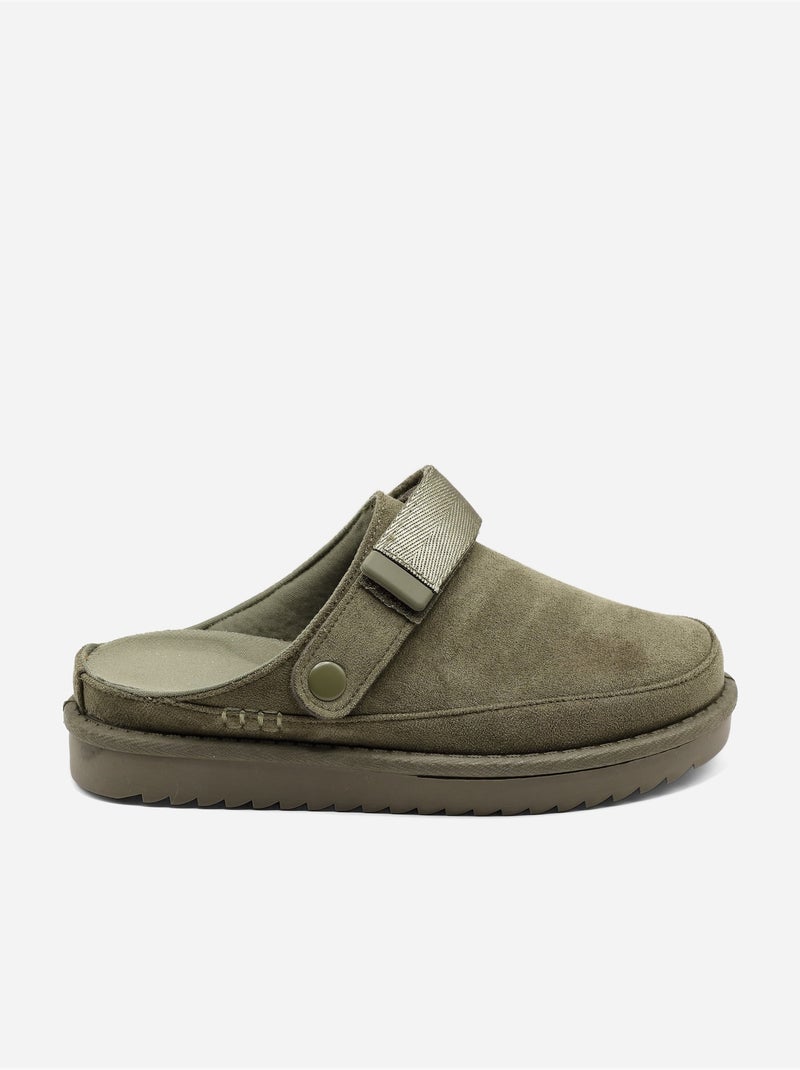 Mules con cinturino Verde - Kiabi
