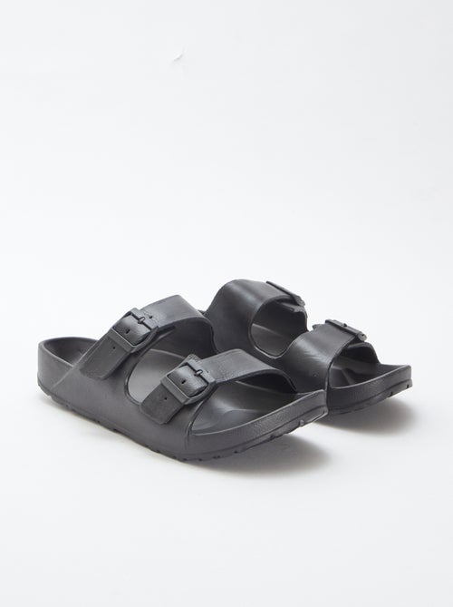 Mules con doppi cinturini in plastica preformata - Kiabi