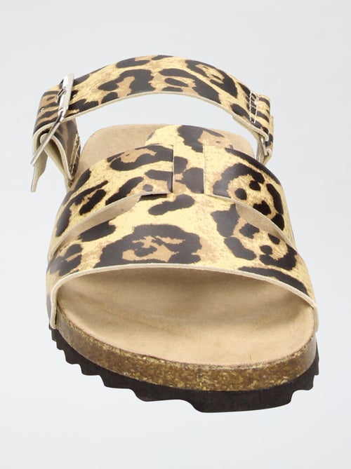 Mules con fasce leopardate - Kiabi