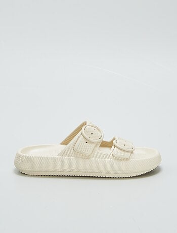 Sandali Slide Con Fibbia Gioiello Donna, Arancio | TWINSET Milano - 7