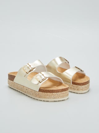 Mules con suola in corda