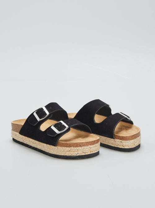 Mules con suola in corda - Kiabi
