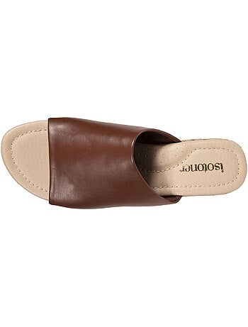 Mules con tacco a fascia di 3 cm