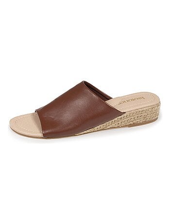 Mules con tacco a fascia di 3 cm Isotoner