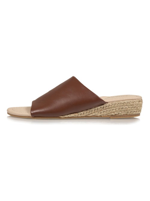 Mules con tacco a fascia di 3 cm  Isotoner - Kiabi