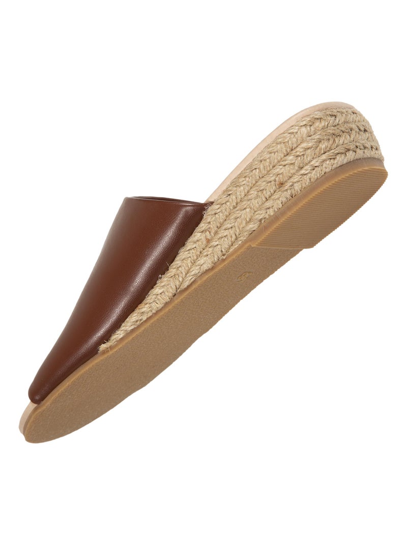 Mules con tacco a fascia di 3 cm  Isotoner Cognac - Kiabi