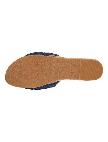 Mules con tacco effetto Jean di 3 cm Isotoner