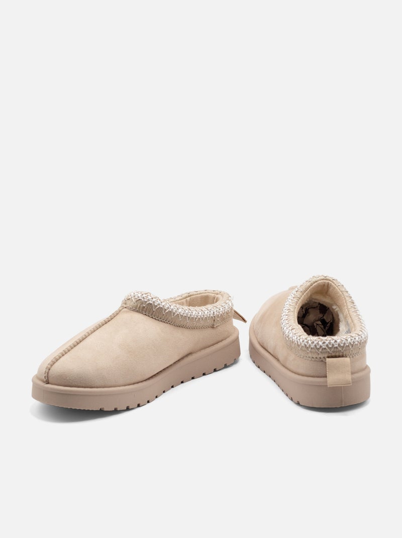 Mules da infilare - C M Beige - Kiabi