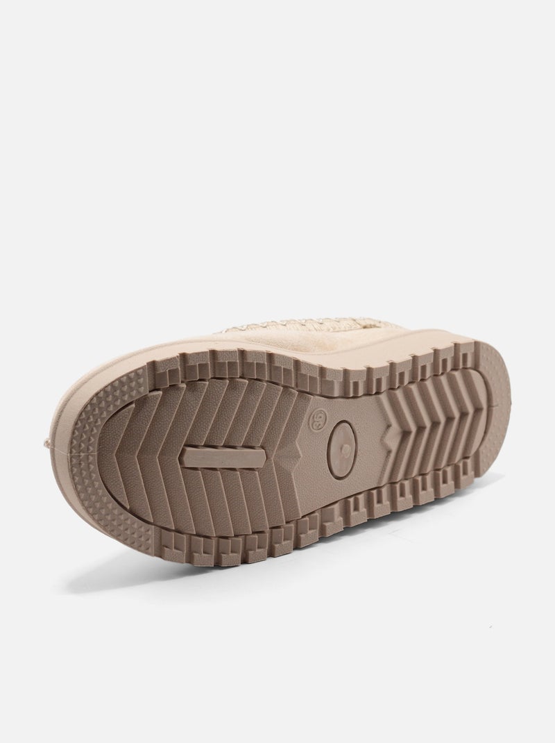 Mules da infilare - C M Beige - Kiabi