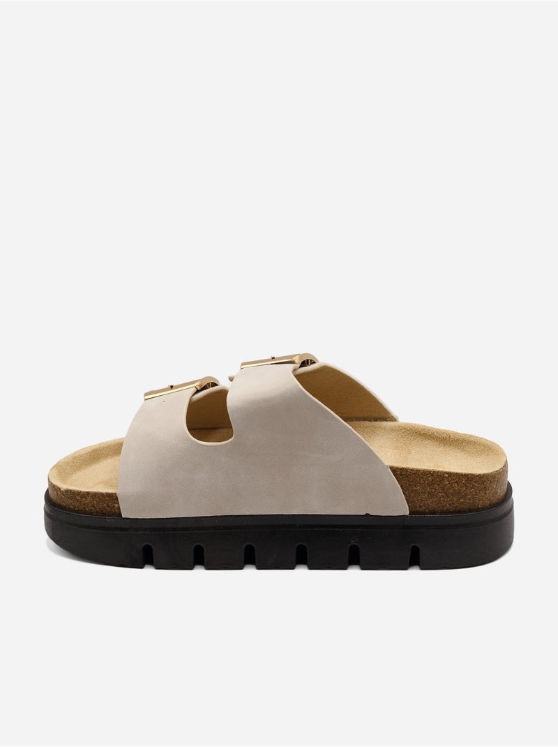 Mules da infilare - C M Beige - Kiabi