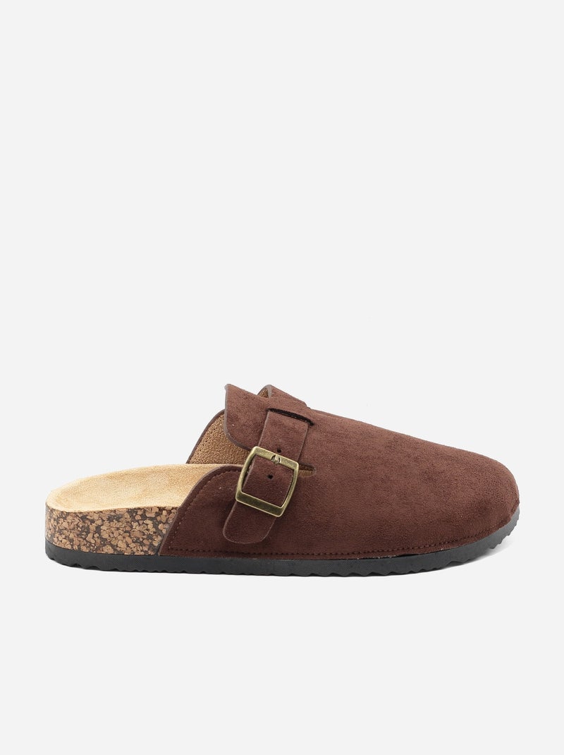 Mules da infilare - C M Marrone - Kiabi