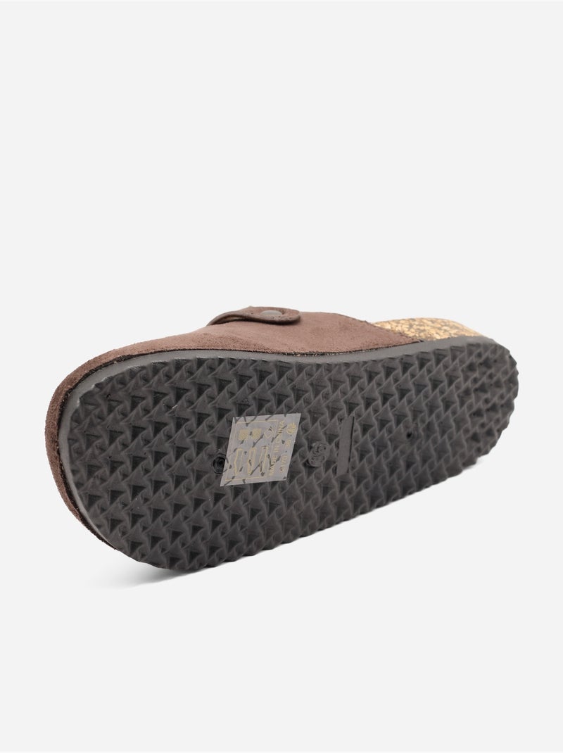 Mules da infilare - C M Marrone - Kiabi