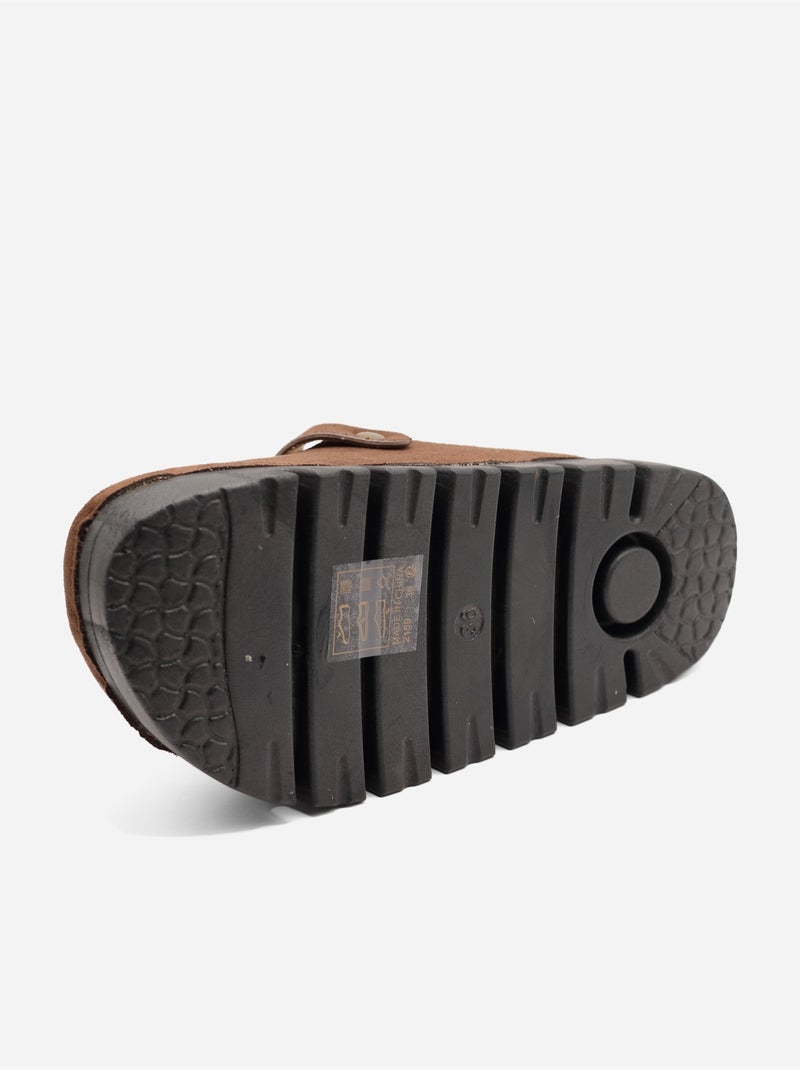 Mules da infilare - C M Marrone - Kiabi