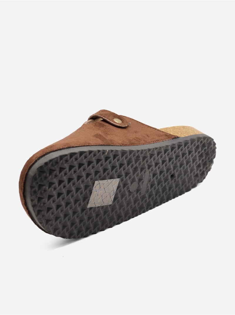 Mules da infilare - C M Marrone - Kiabi