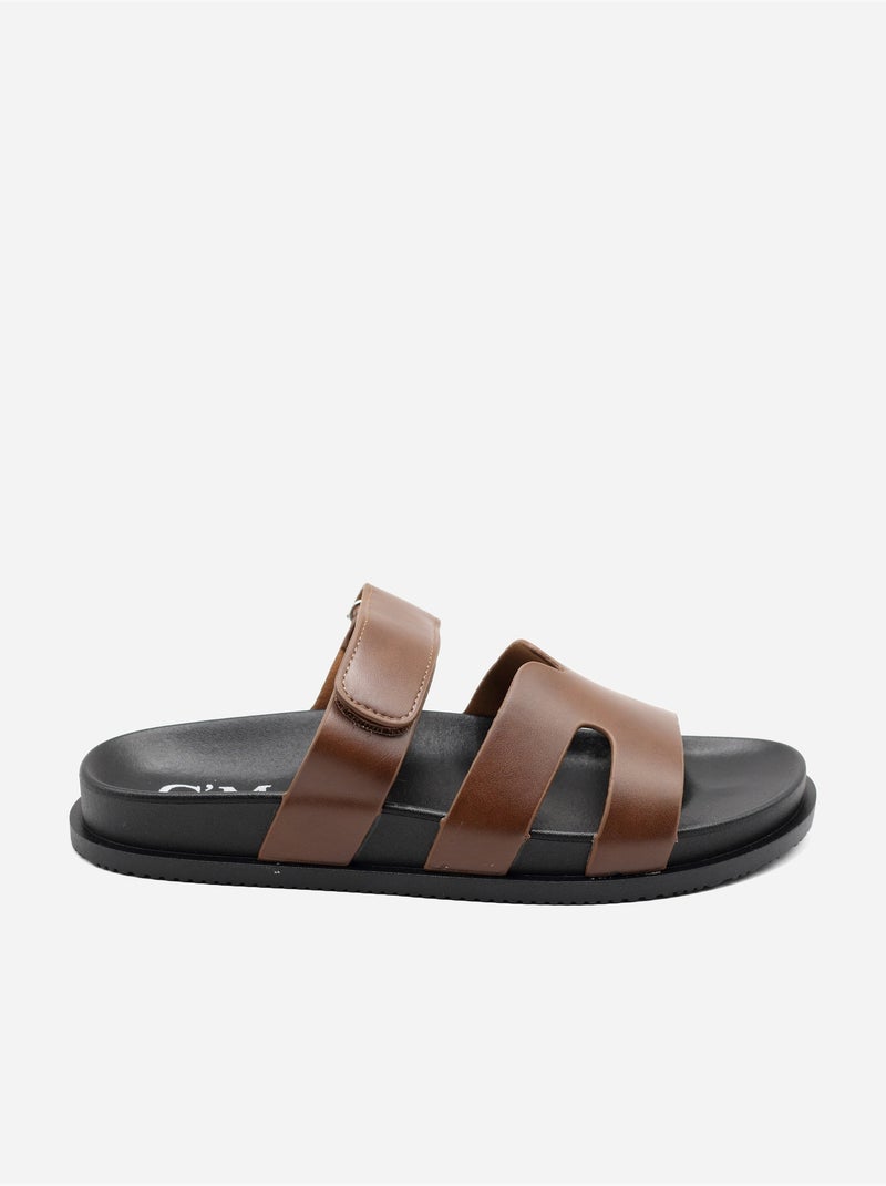 Mules da infilare - C M Marrone - Kiabi