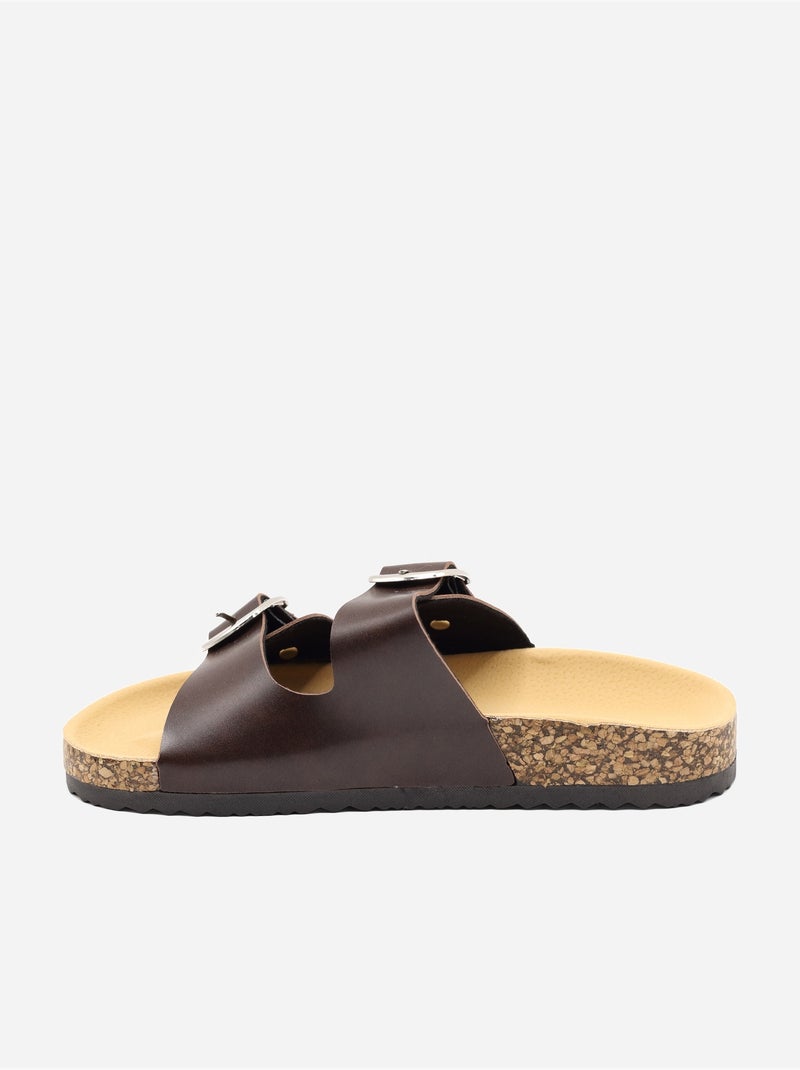 Mules da infilare - C M Marrone scuro - Kiabi