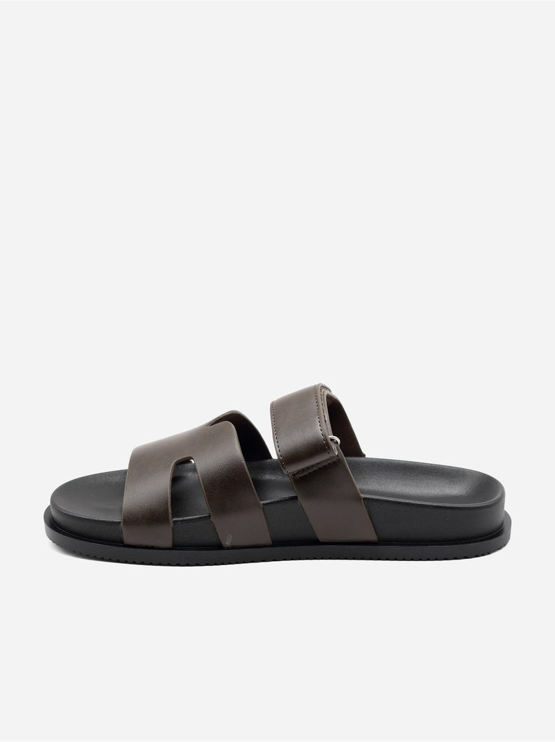 Mules da infilare - C M Marrone scuro - Kiabi