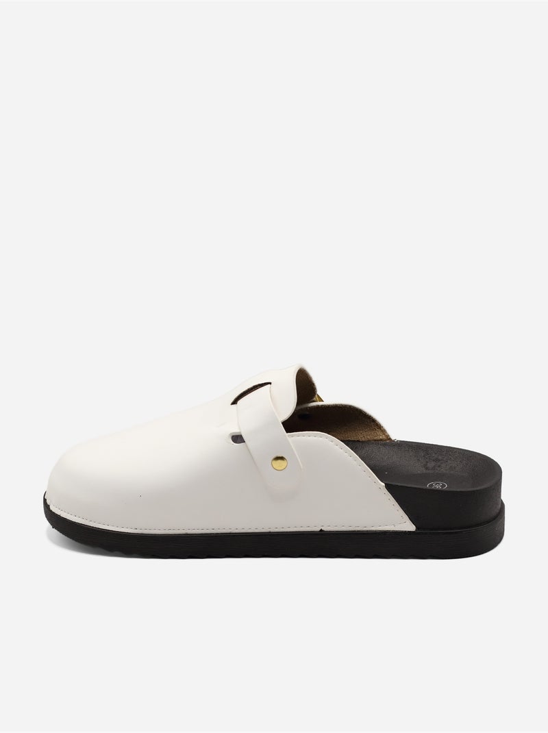 Mules da infilare Bianco - Kiabi