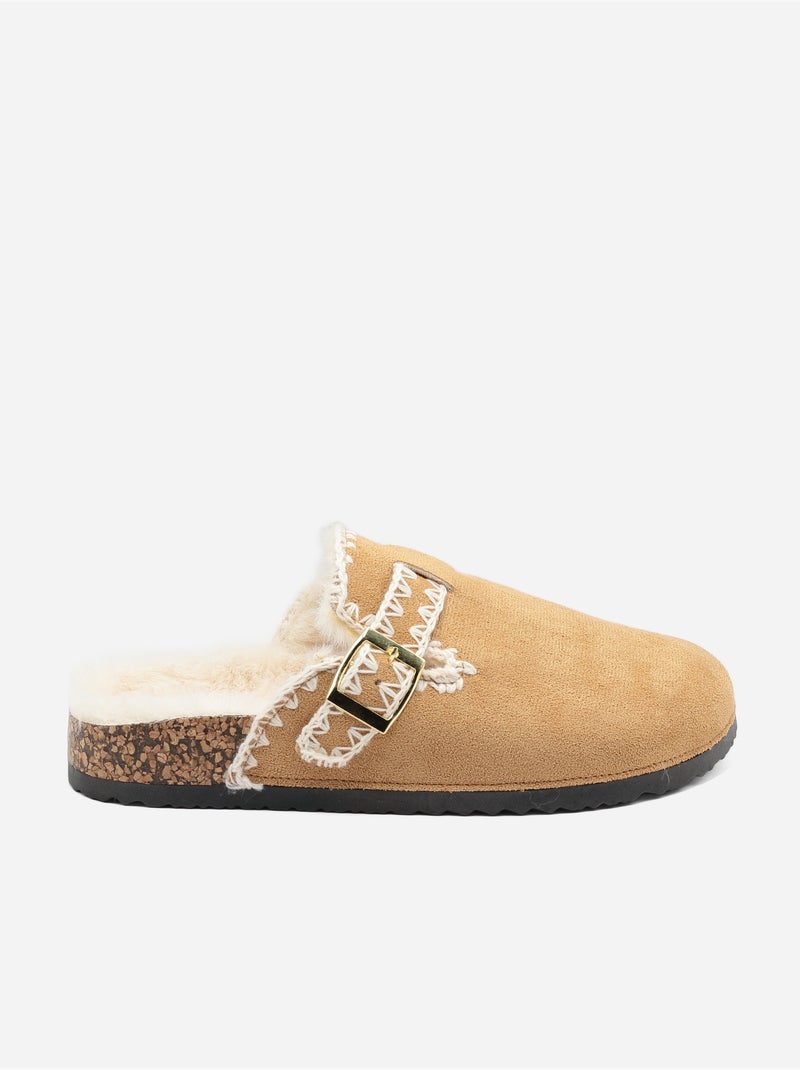 Mules da infilare Cammello - Kiabi