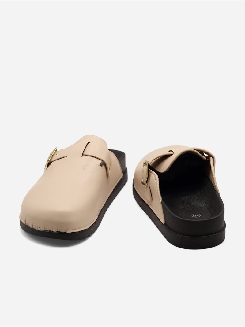 Mules da infilare Crema - Kiabi