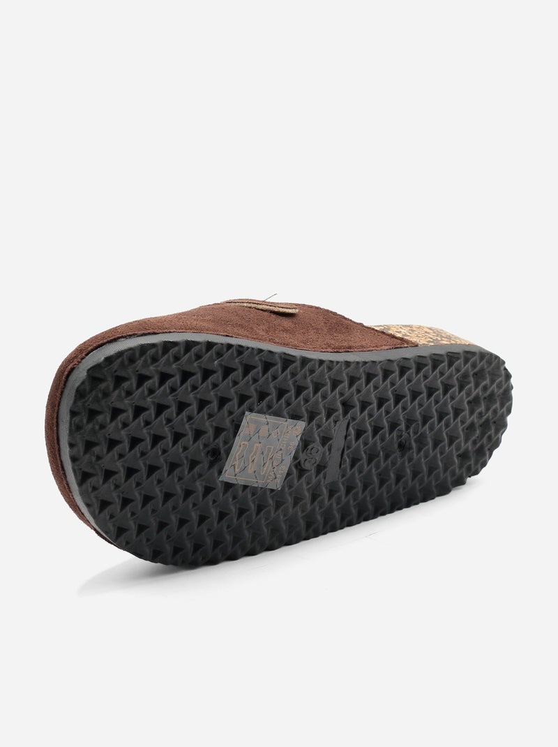 Mules da infilare Marrone - Kiabi