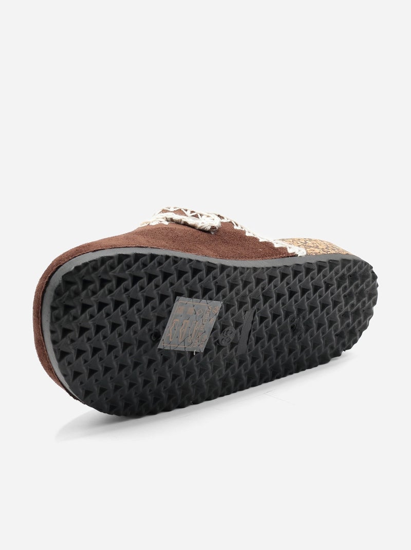 Mules da infilare Marrone - Kiabi