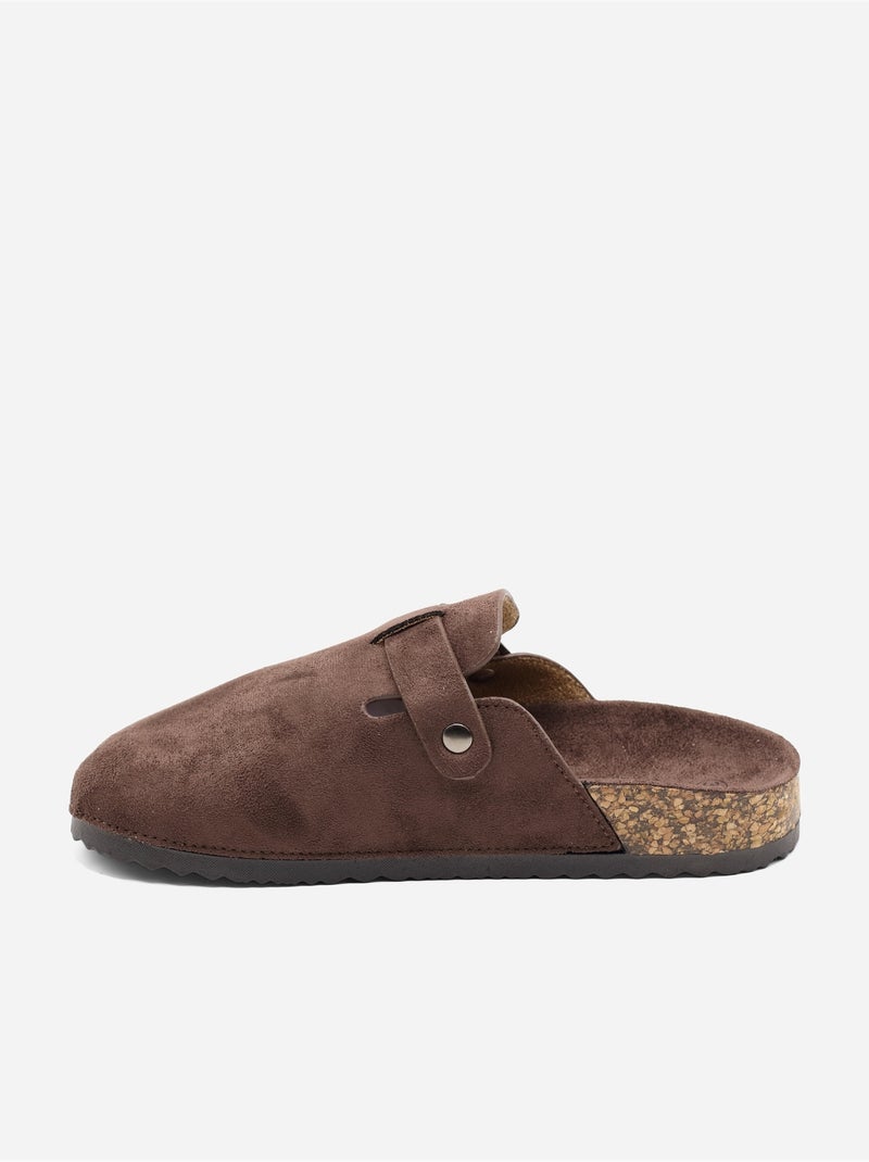 Mules da infilare Marrone - Kiabi