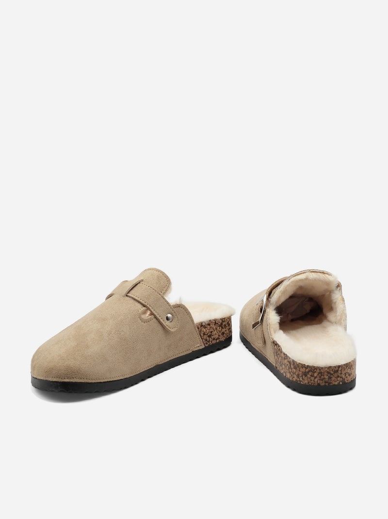 Mules da infilare Tortora - Kiabi