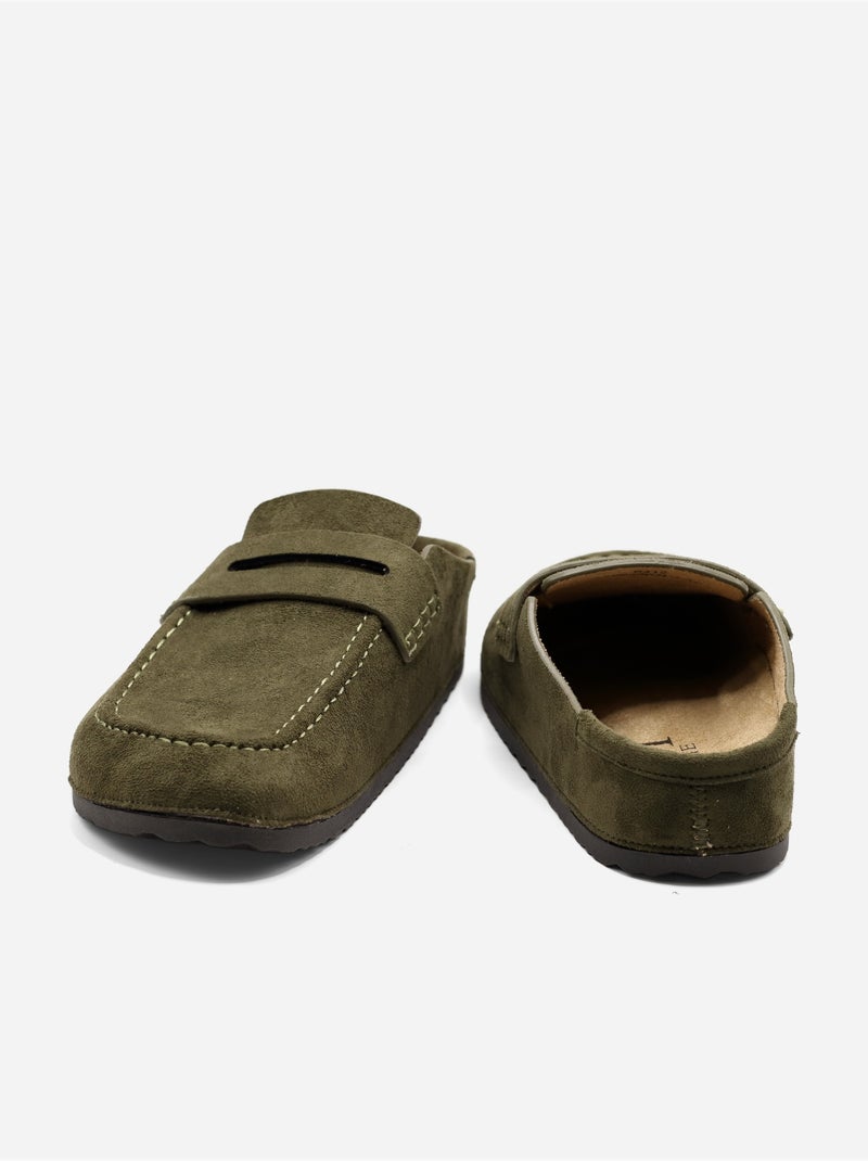 Mules da infilare Verde - Kiabi
