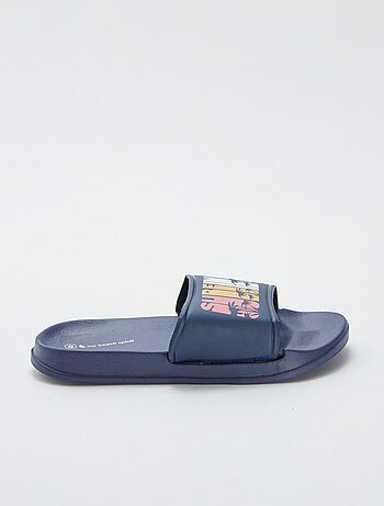 Mules da spiaggia con motivo palme 'My beach spirit'