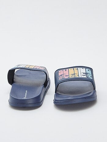 Mules da spiaggia con motivo palme 'My beach spirit'