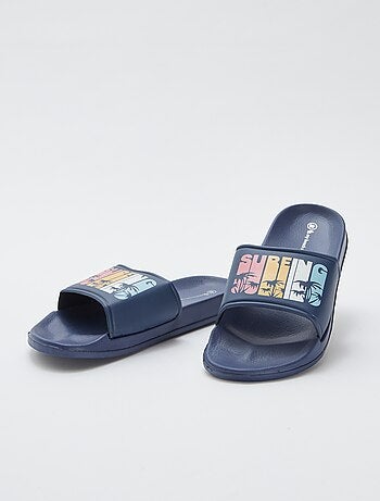 Mules da spiaggia con motivo palme 'My beach spirit'