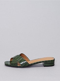 Mules effetto coccodrillo - Kiabi