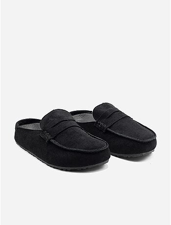 Mules effetto pelle scamosciata