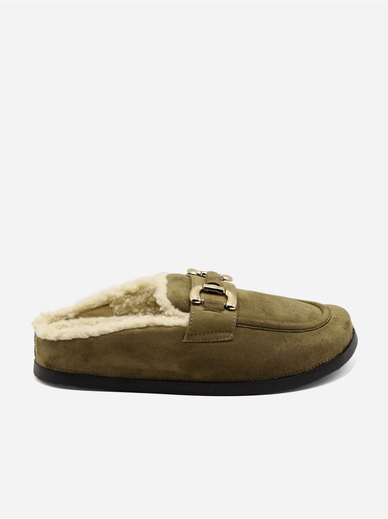 Mules foderate Verde - Kiabi