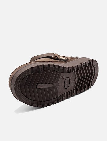 Mules in pelliccia sintetica