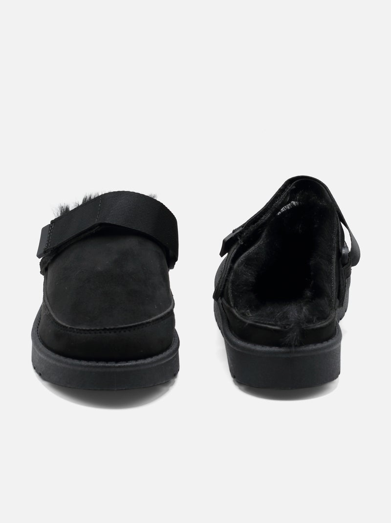 Mules in pelliccia sintetica Marrone - Kiabi